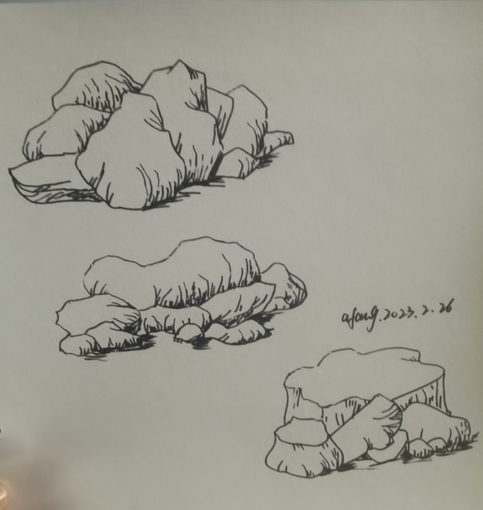 每日一画_线描画