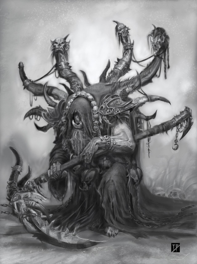 魔兽世界（二）_线描画
