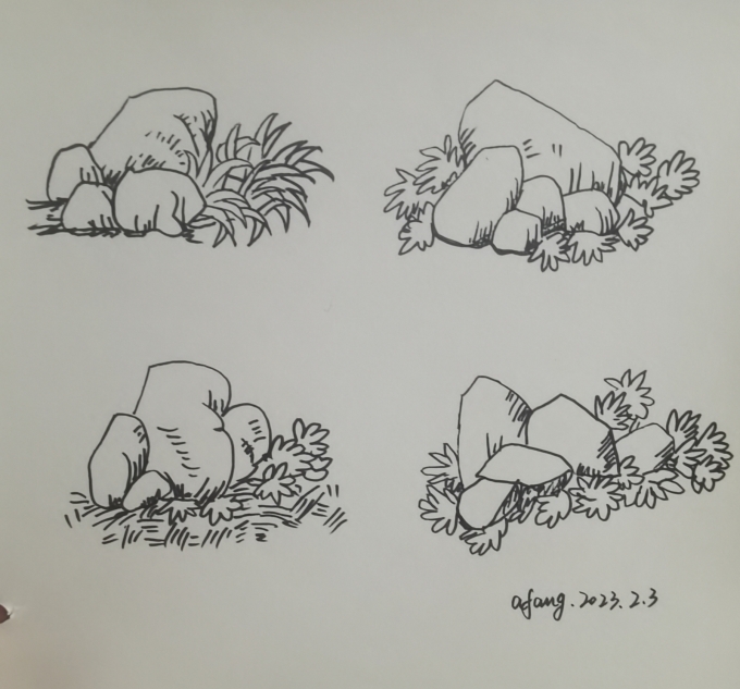 每日一画_线描画