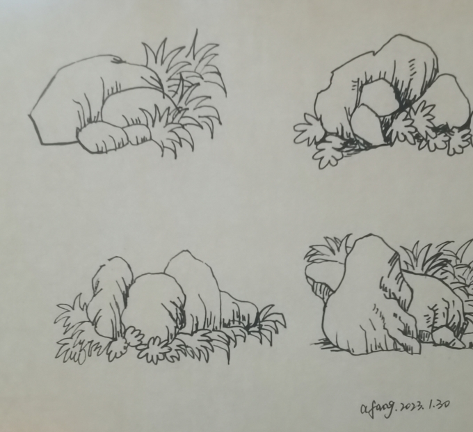 每日一画_线描画