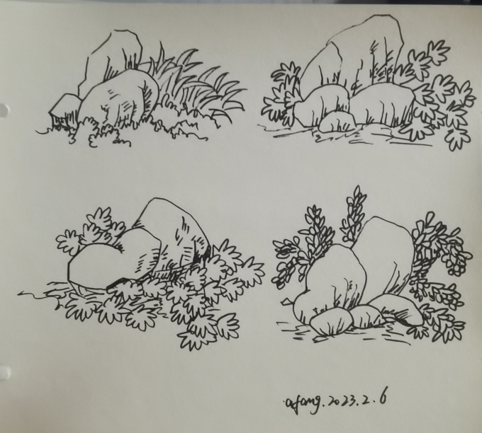 每日一画_线描画