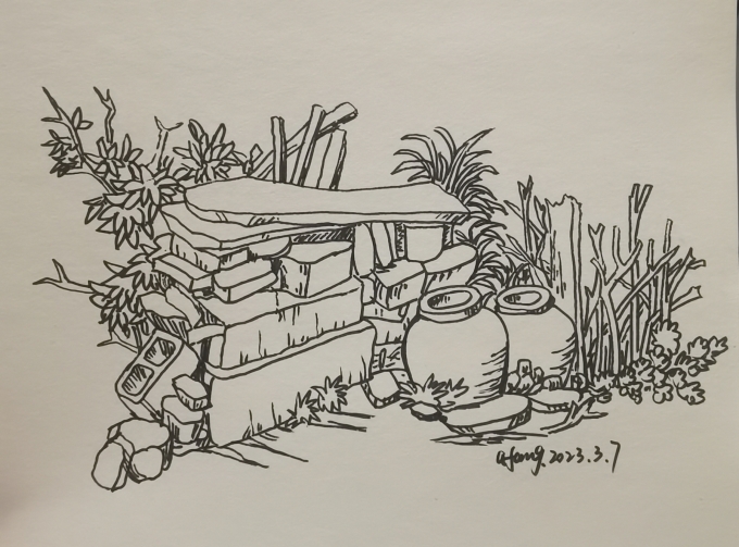 每日一画_线描画