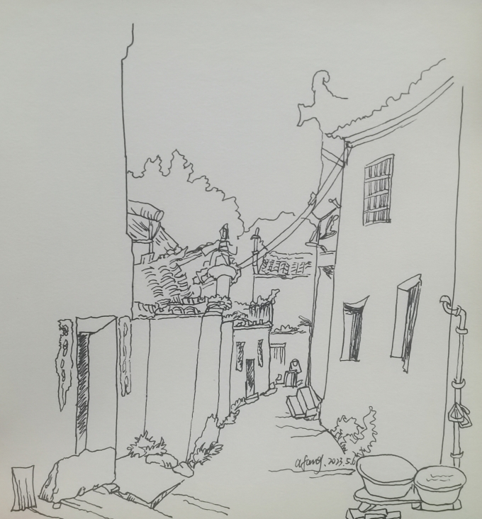 每日一画_线描画
