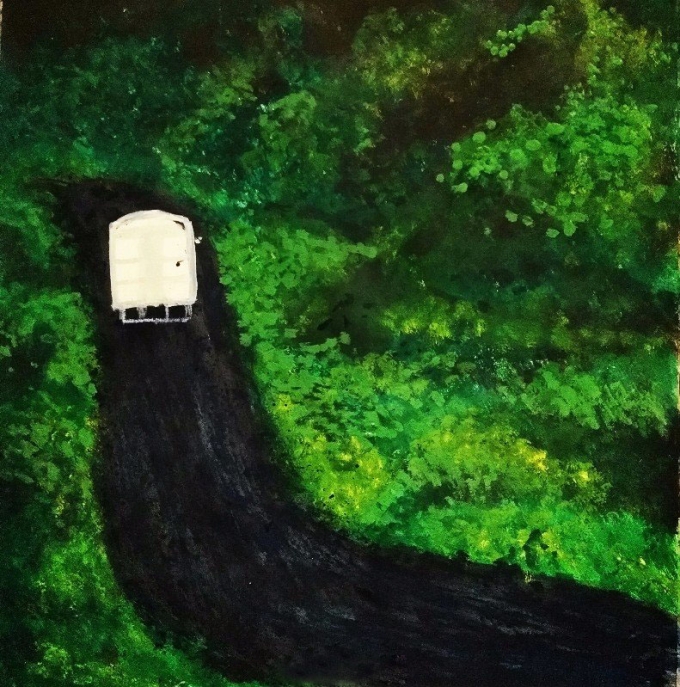 旅途_线描画