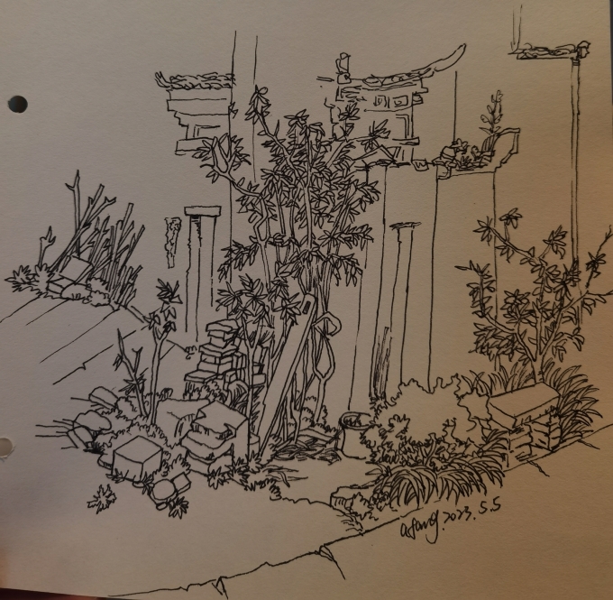 每日一画_线描画